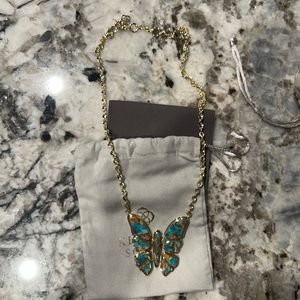 Ember butterfly statement necklace Kendra Scott. Worn once.